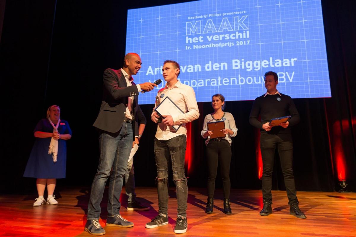 Artur van den Biggelaar wint Ir. Noordhofprijs als junior vaktalent