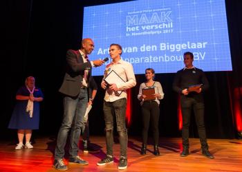 Artur van den Biggelaar wint Ir. Noordhofprijs als junior vaktalent